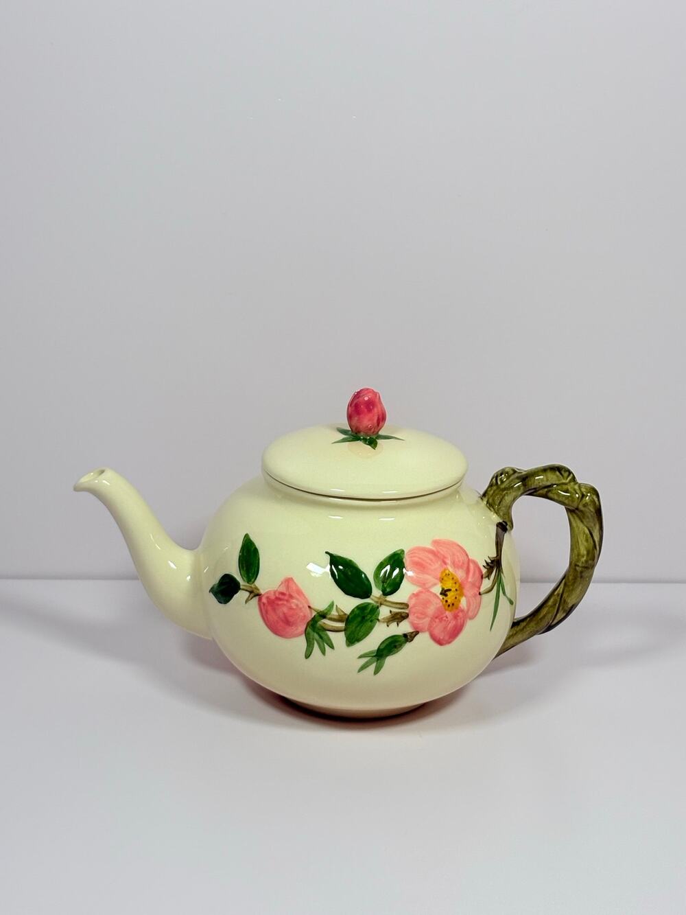 Vintage Franciscan Desert Rose Teapot